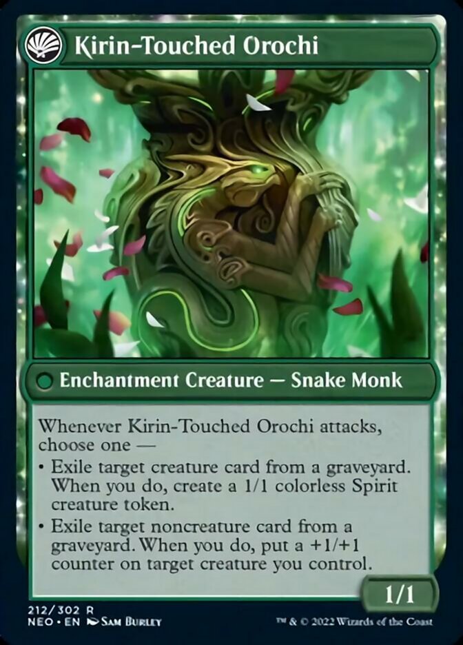 Teachings of the Kirin // Kirin-Touched Orochi back
