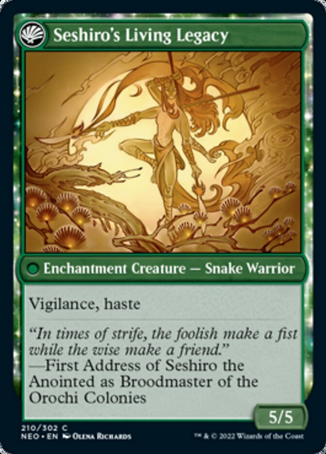 Tales of Master Seshiro // Seshiro's Living Legacy back