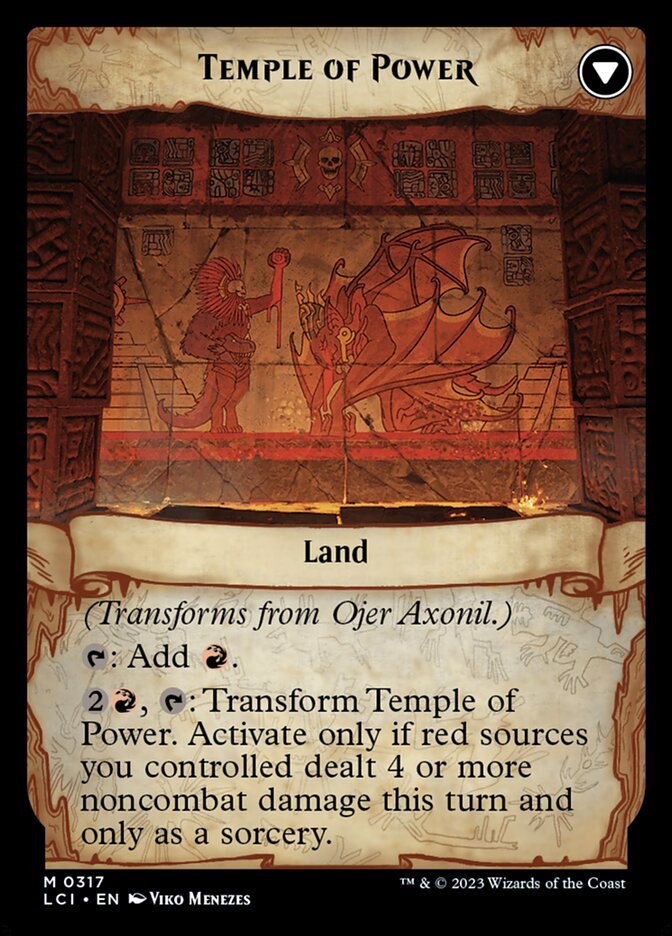 Ojer Axonil, Deepest Might // Temple of Power (Showcase) back