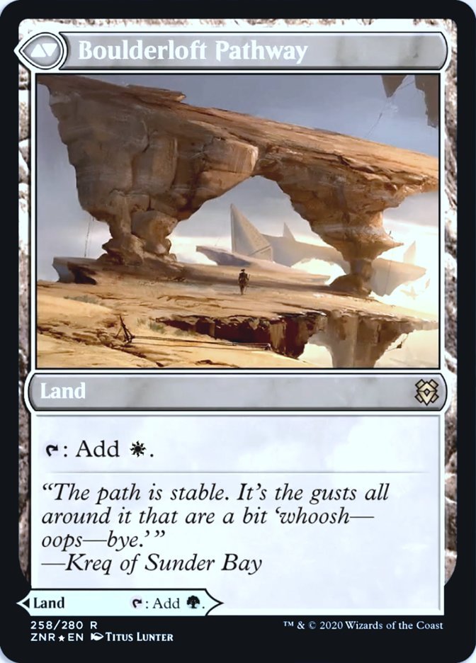 Branchloft Pathway // Boulderloft Pathway (PR Foil) back