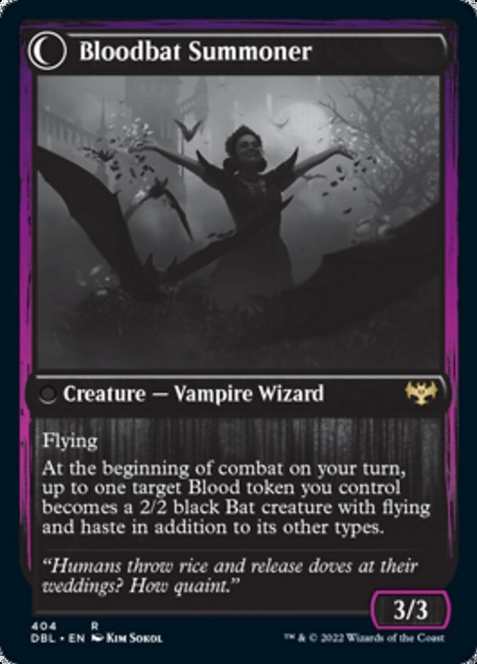 Voldaren Bloodcaster // Bloodbat Summoner back