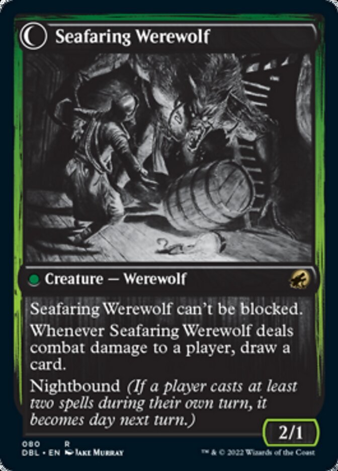 Suspicious Stowaway // Seafaring Werewolf back