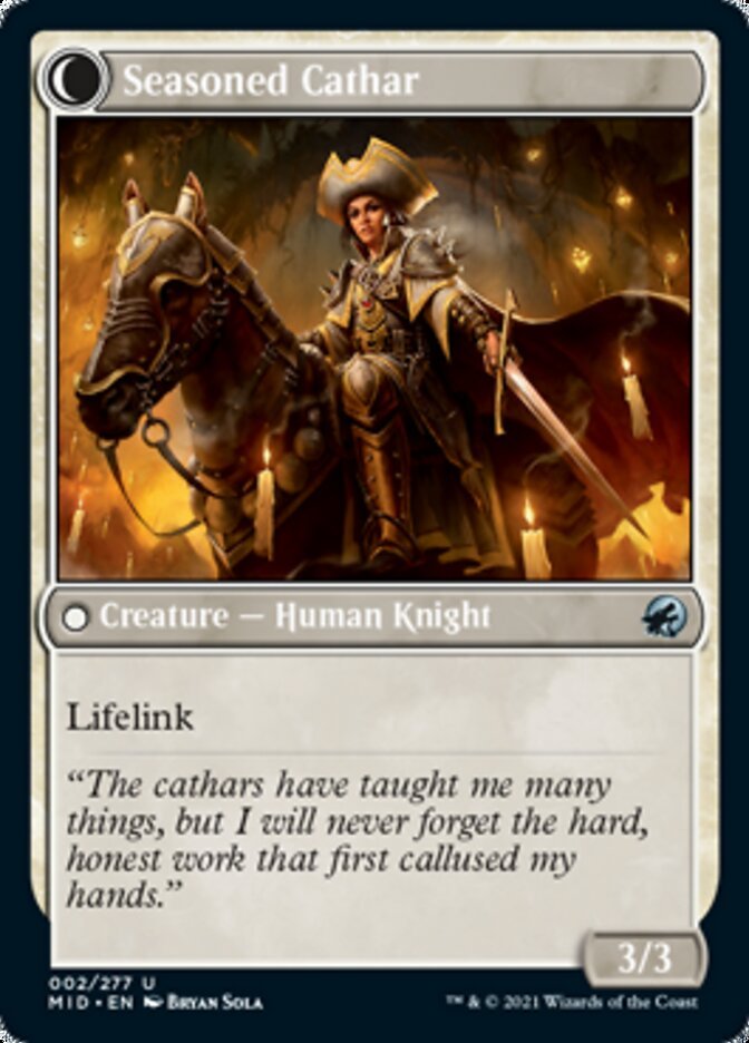Ambitious Farmhand // Seasoned Cathar back