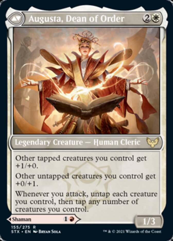 Plargg, Dean of Chaos // Augusta, Dean of Order back