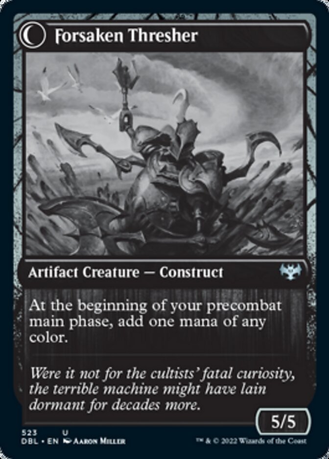 Foreboding Statue // Forsaken Thresher back