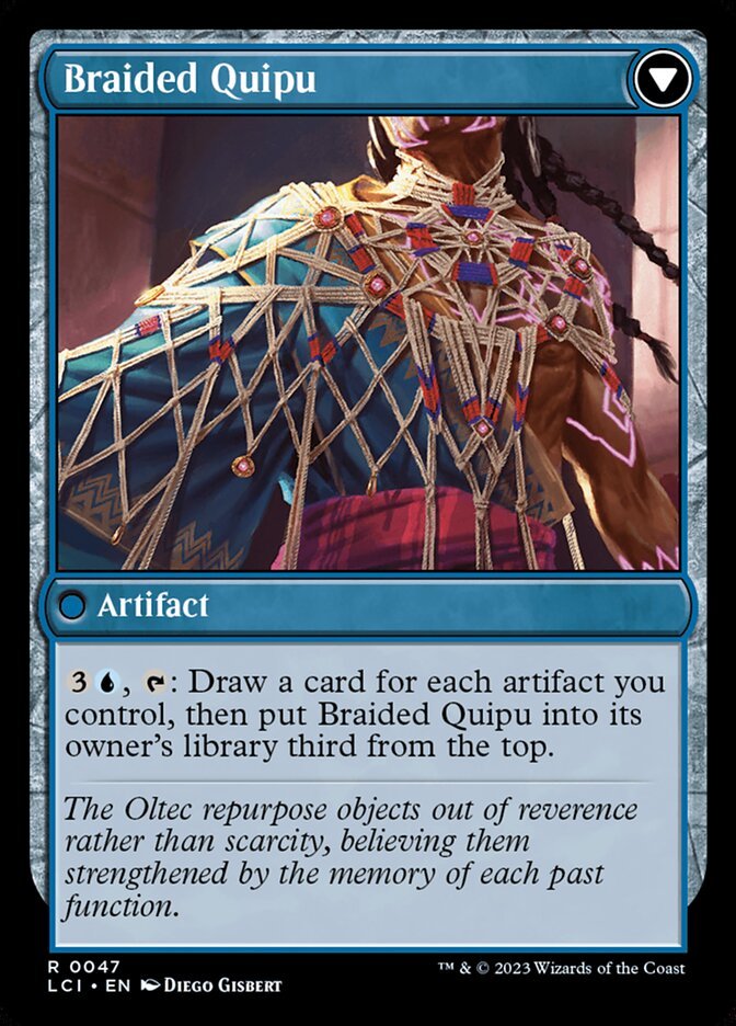 Braided Net // Braided Quipu back