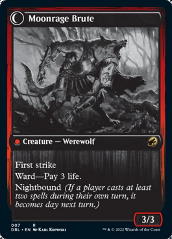 Brutal Cathar // Moonrage Brute back
