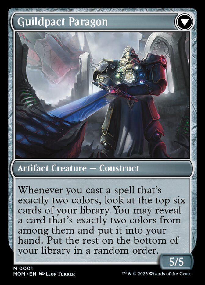 Invasion of Ravnica // Guildpact Paragon back