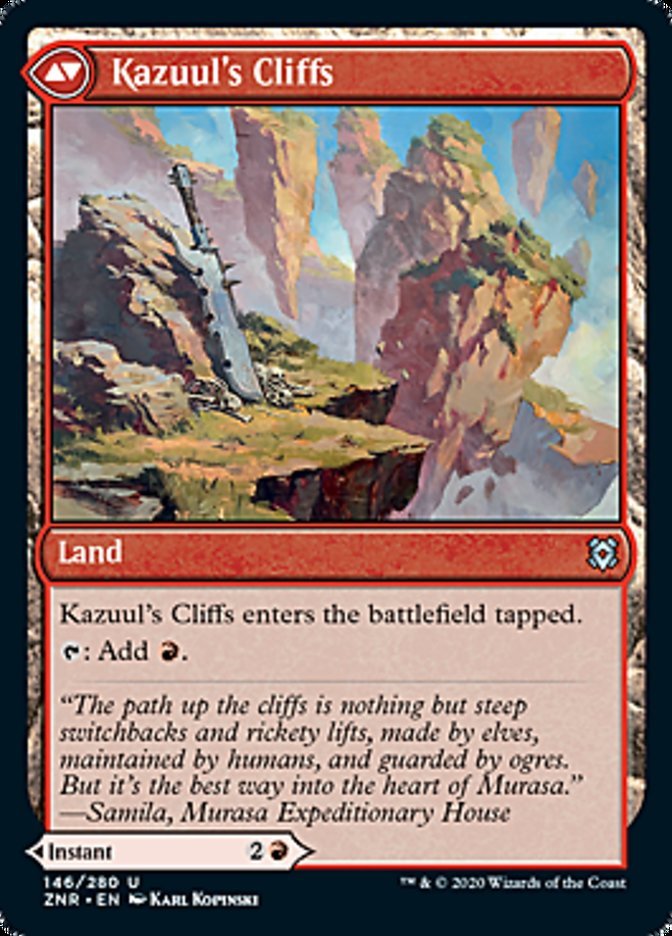 Kazuul's Fury // Kazuul's Cliffs back