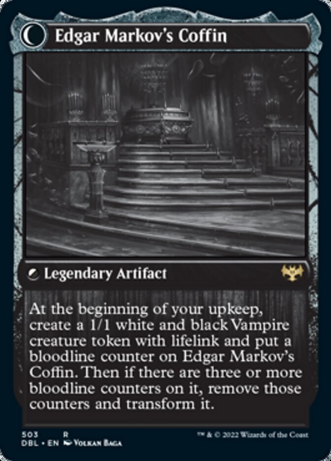 Edgar, Charmed Groom // Edgar Markov's Coffin back