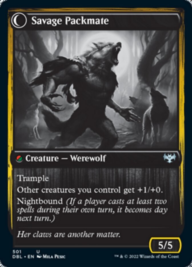 Child of the Pack // Savage Packmate back