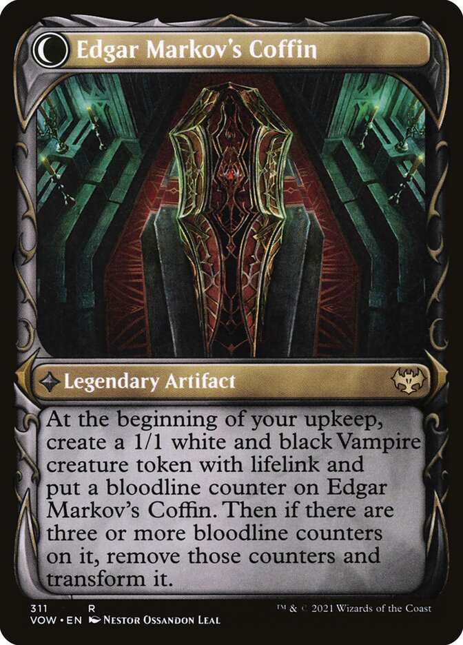 Edgar, Charmed Groom // Edgar Markov's Coffin (Showcase) back