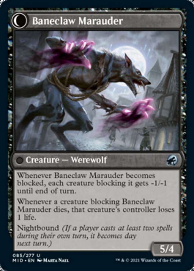Baneblade Scoundrel // Baneclaw Marauder back
