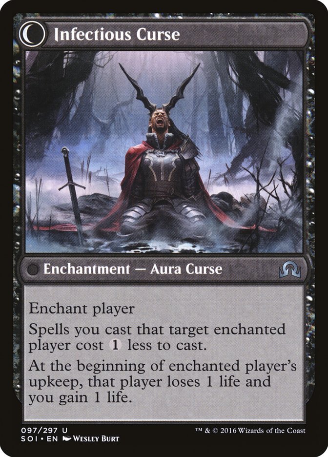 Accursed Witch // Infectious Curse back