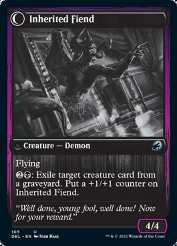Heirloom Mirror // Inherited Fiend back