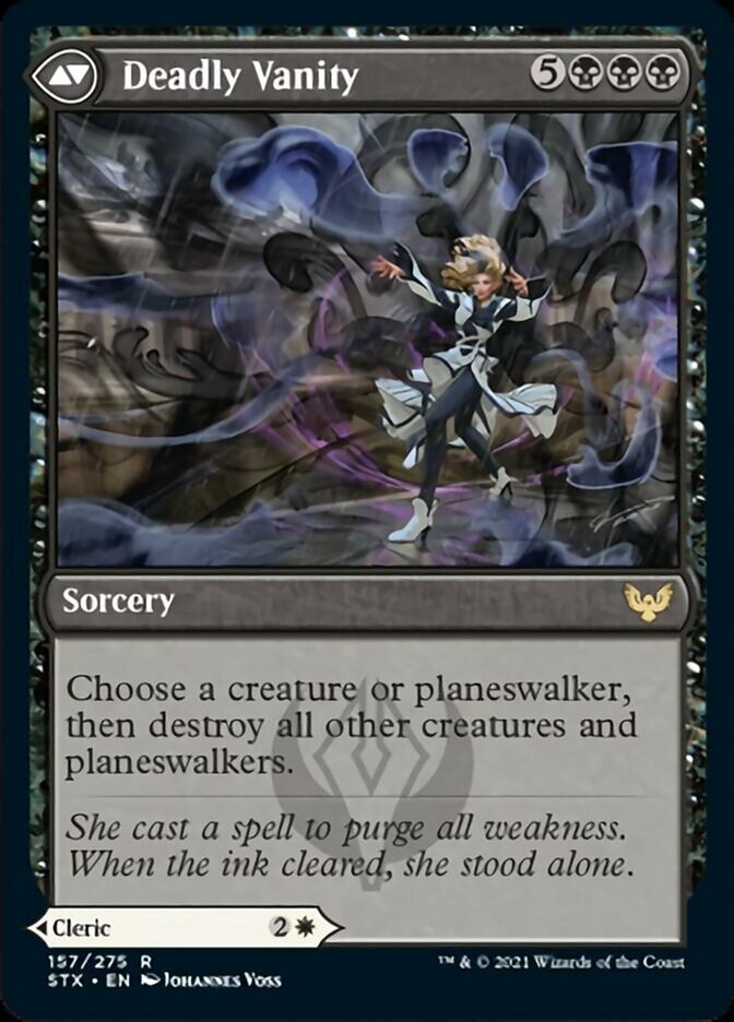 Selfless Glyphweaver // Deadly Vanity back