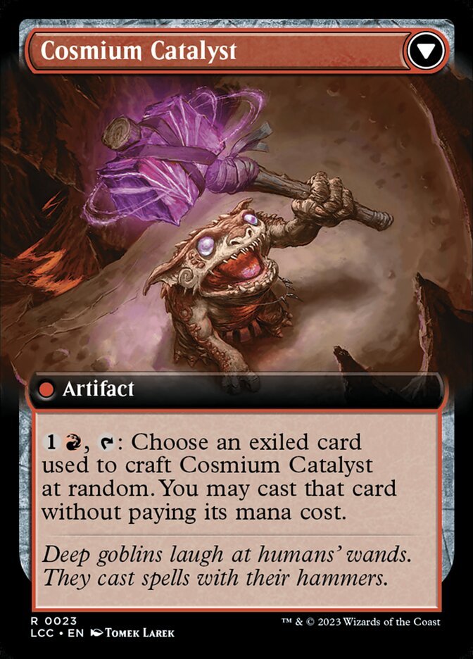 Ore-Rich Stalactite // Cosmium Catalyst (Extended Art) back