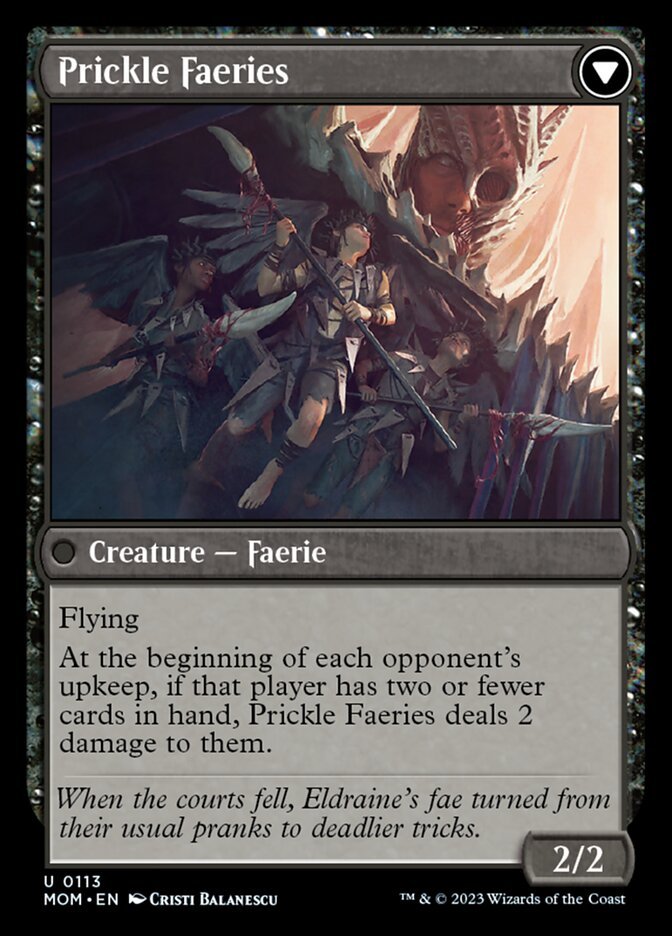 Invasion of Eldraine // Prickle Faeries back