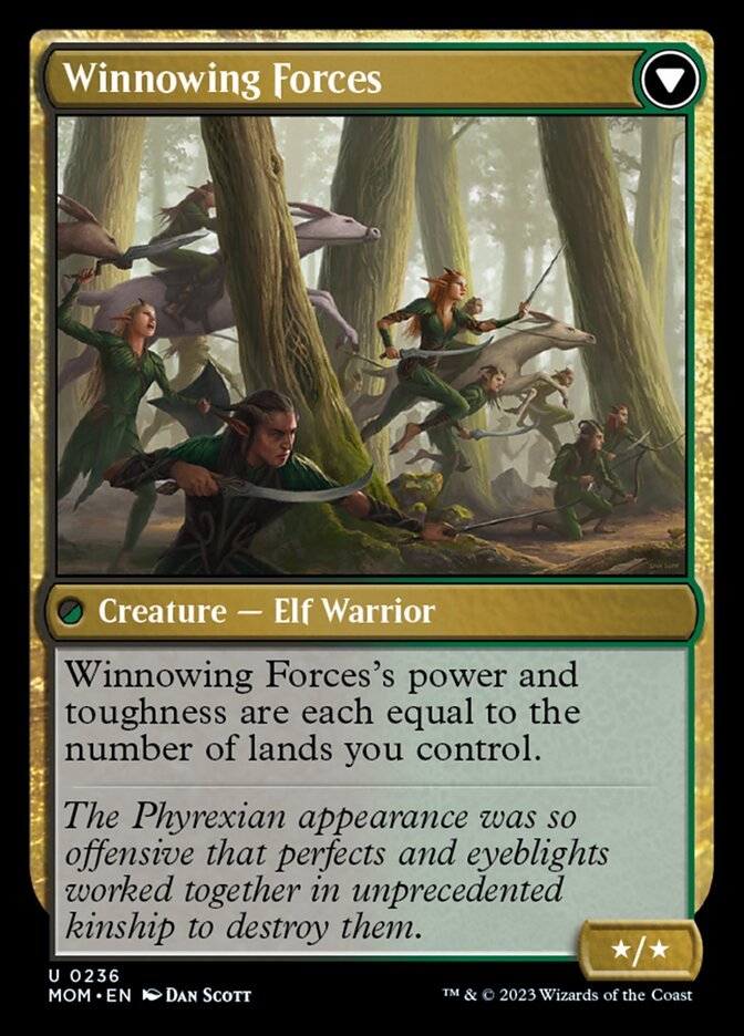 Invasion of Lorwyn // Winnowing Forces back