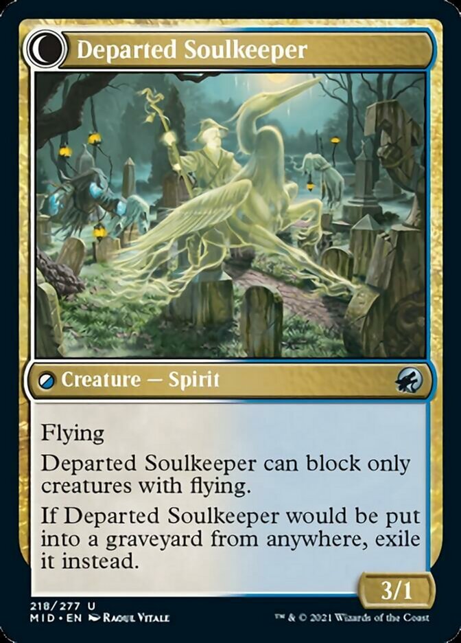 Devoted Grafkeeper // Departed Soulkeeper back
