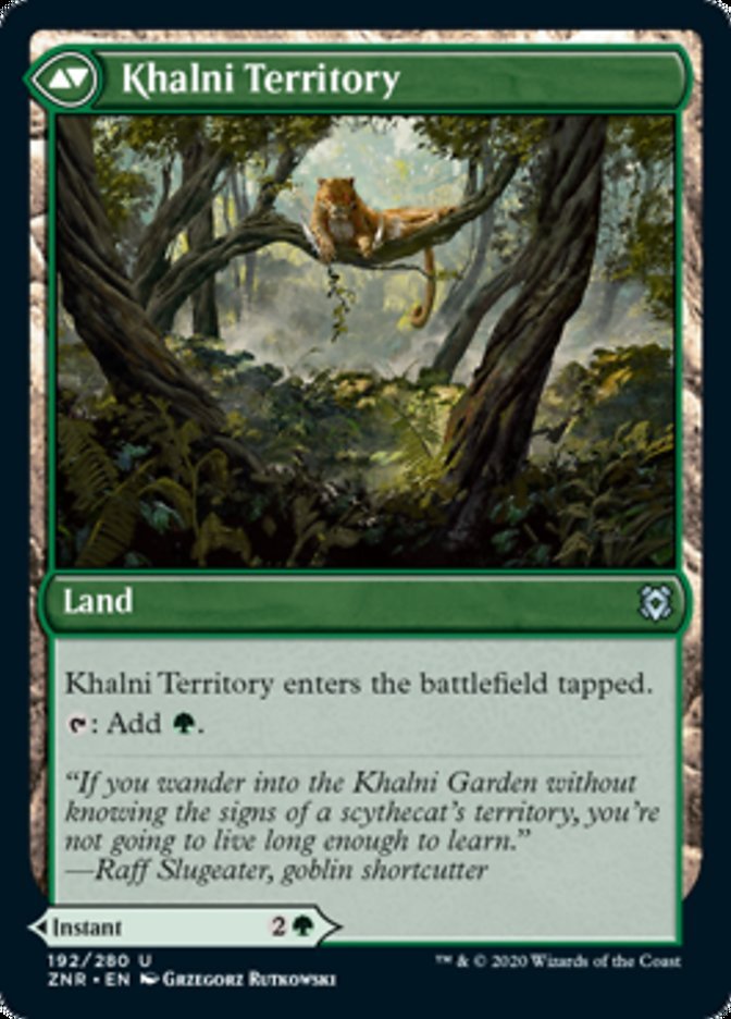 Khalni Ambush // Khalni Territory back