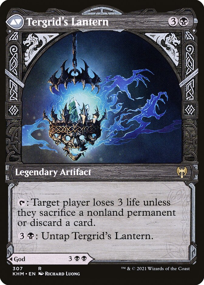 Tergrid, God of Fright // Tergrid's Lantern (Showcase) back