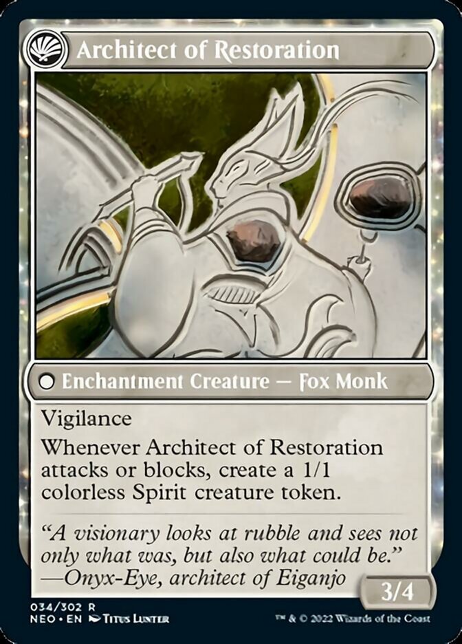 The Restoration of Eiganjo // Architect of Restoration back