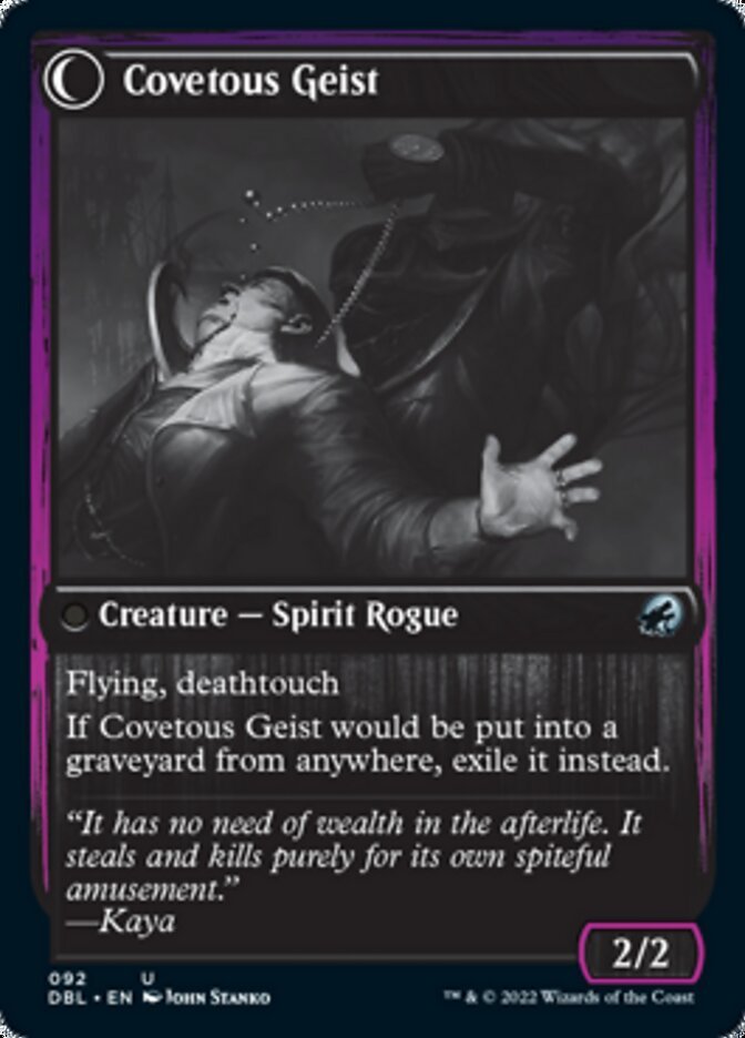 Covert Cutpurse // Covetous Geist back