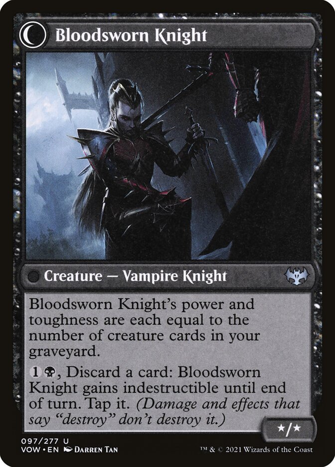 Bloodsworn Squire // Bloodsworn Knight back