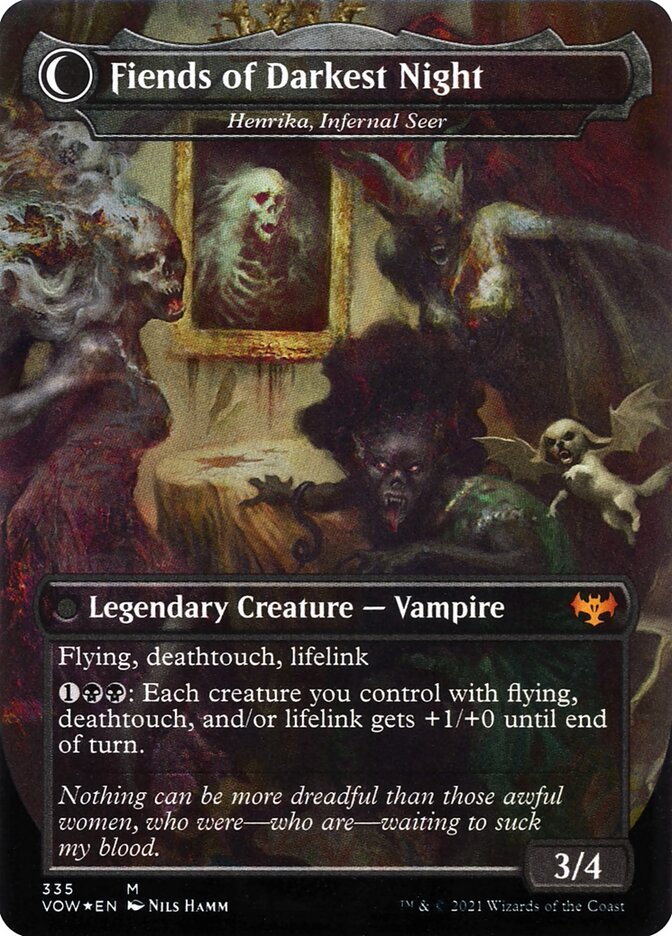 Henrika Domnathi // Henrika, Infernal Seer (Dracula) back