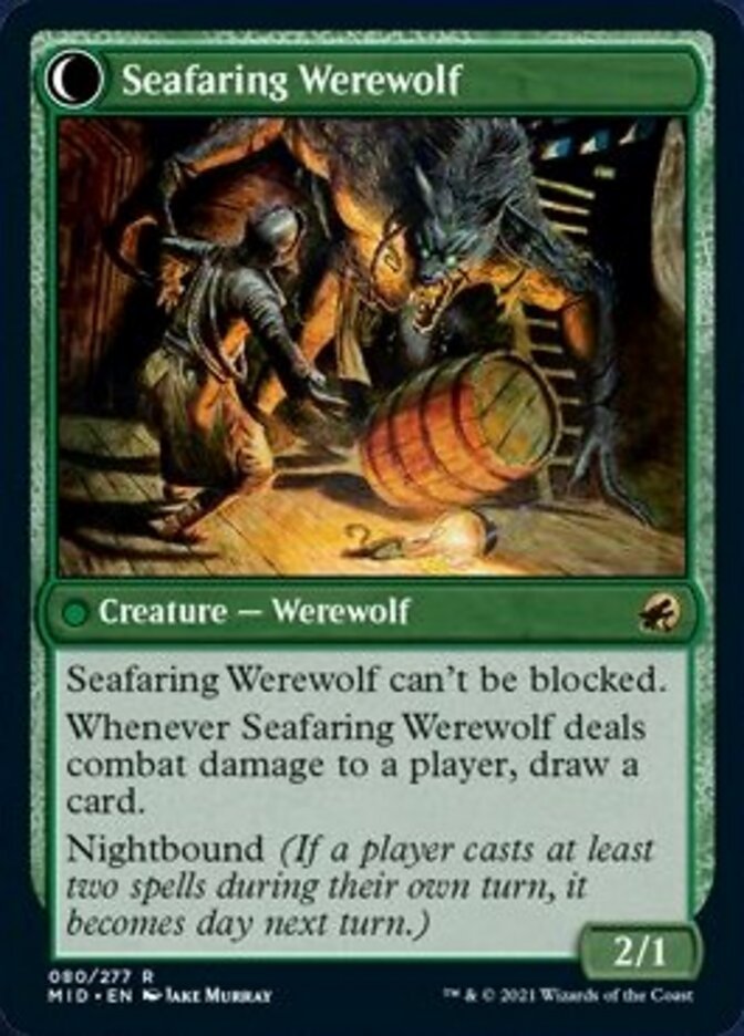 Suspicious Stowaway // Seafaring Werewolf back