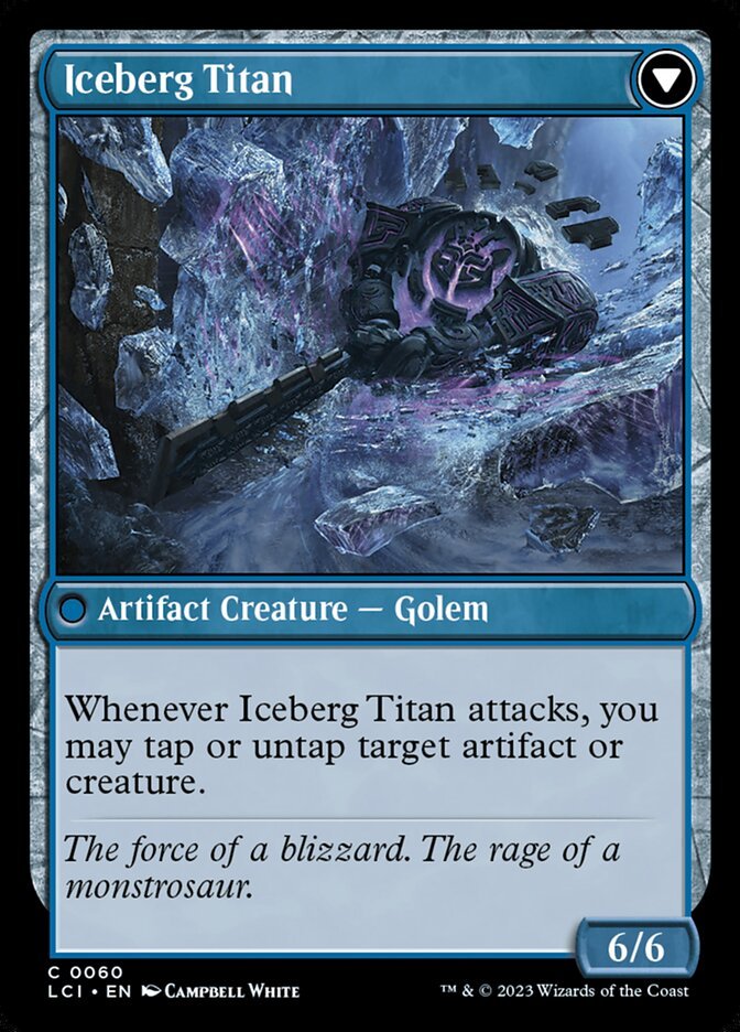Inverted Iceberg // Iceberg Titan back