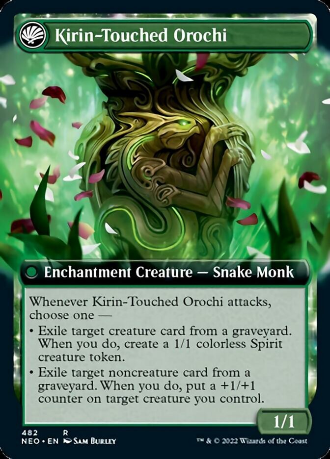 Teachings of the Kirin // Kirin-Touched Orochi (Extended Art) back