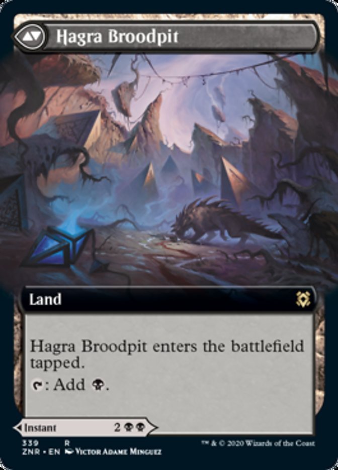 Hagra Mauling // Hagra Broodpit (Extended Art) back