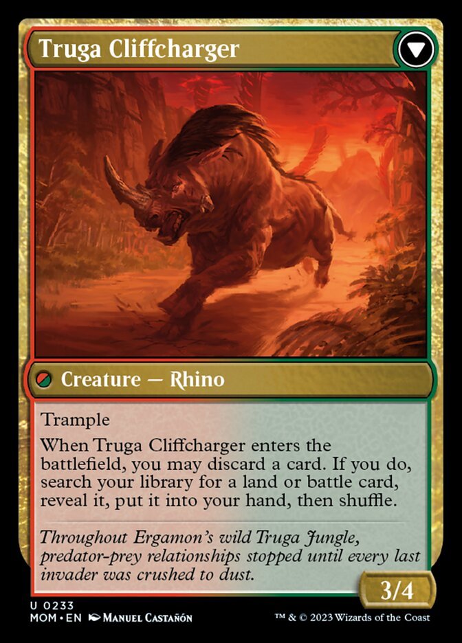 Invasion of Ergamon // Truga Cliffcharger back