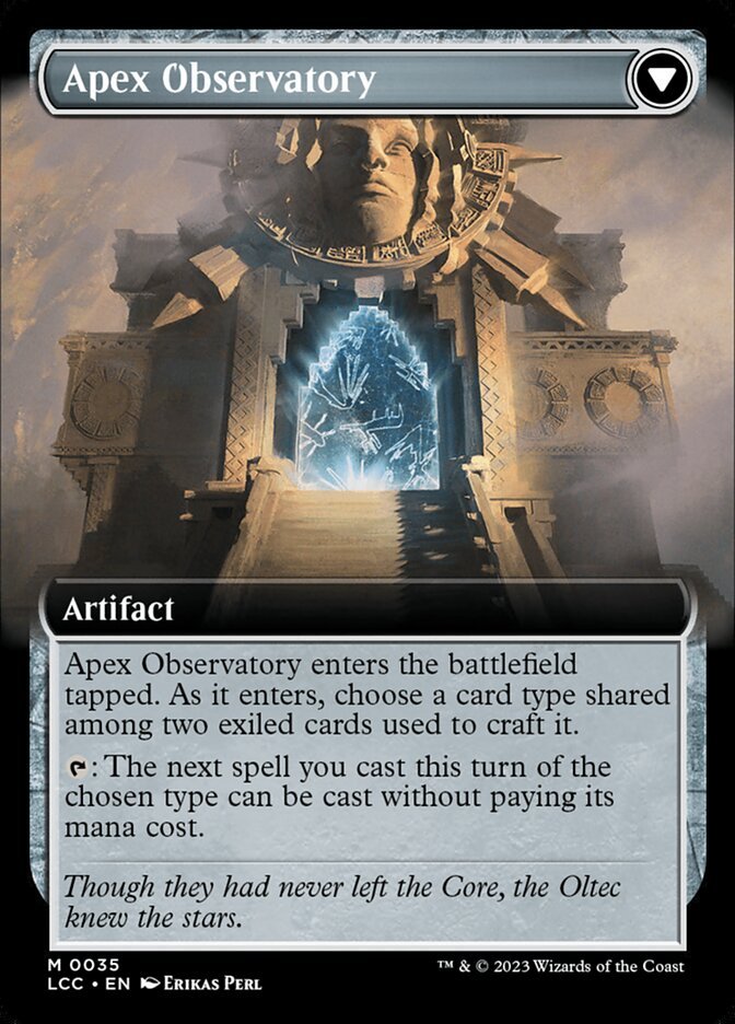 Eye of Ojer Taq // Apex Observatory (Extended Art) back