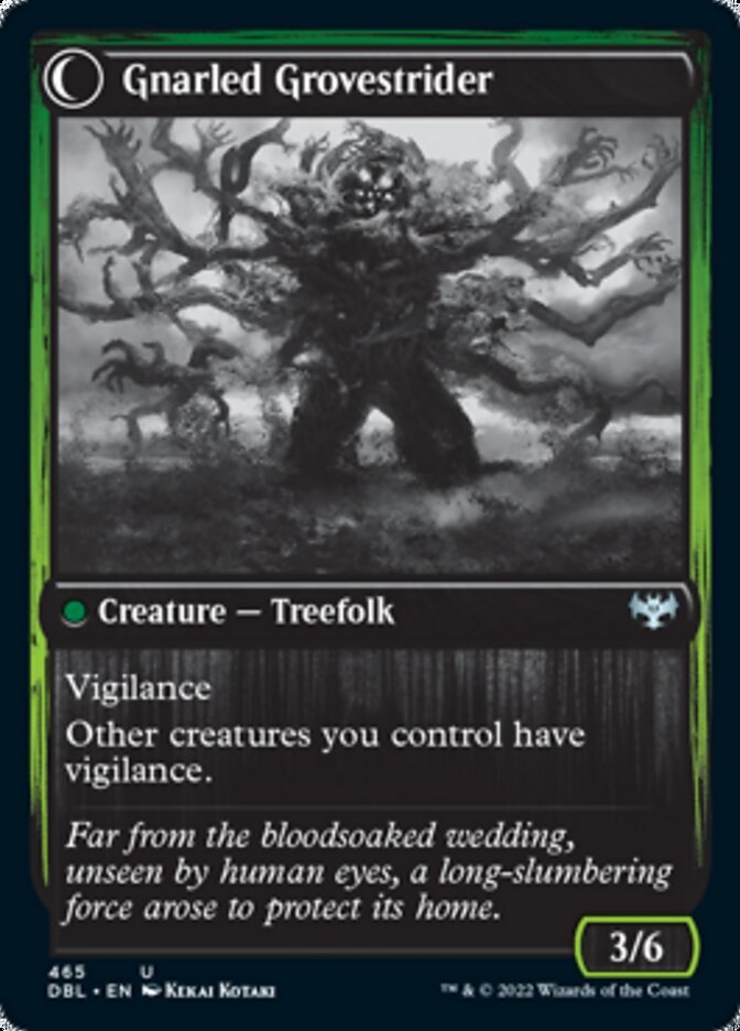 Dormant Grove // Gnarled Grovestrider back