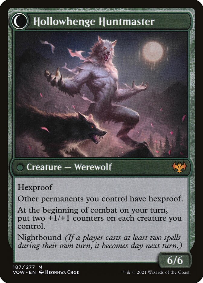 Avabruck Caretaker // Hollowhenge Huntmaster back
