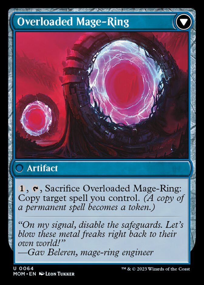 Invasion of Vryn // Overloaded Mage-Ring back
