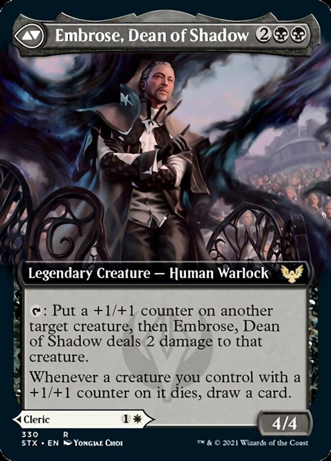 Shaile, Dean of Radiance // Embrose, Dean of Shadow (Extended Art) back