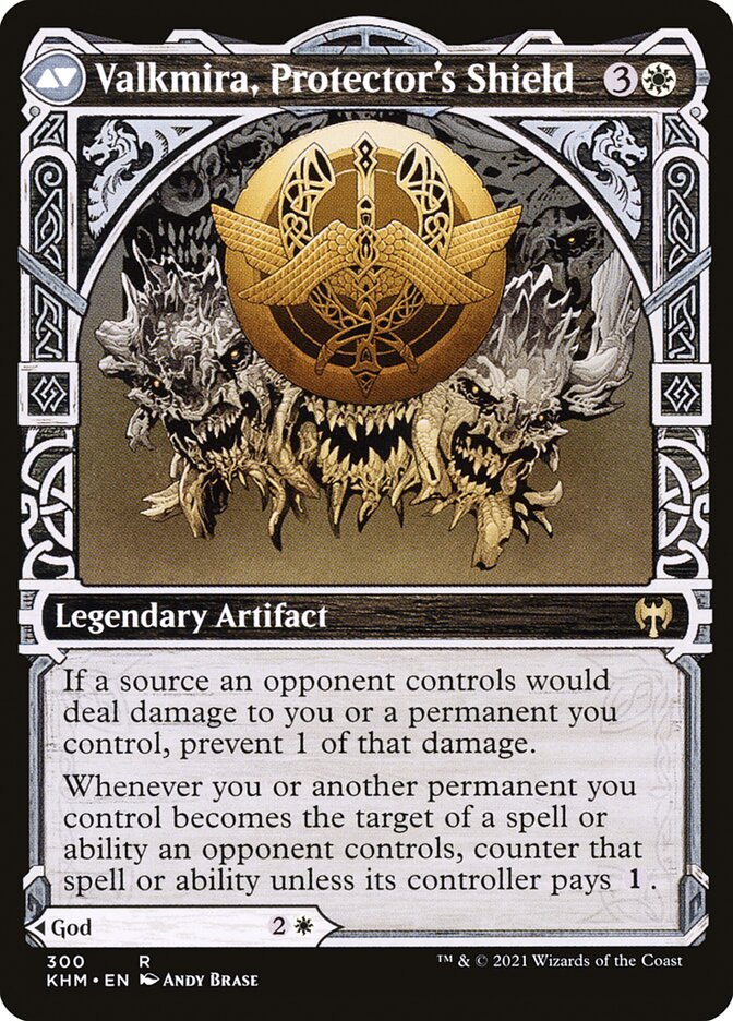 Reidane, God of the Worthy // Valkmira, Protector's Shield (Showcase) back