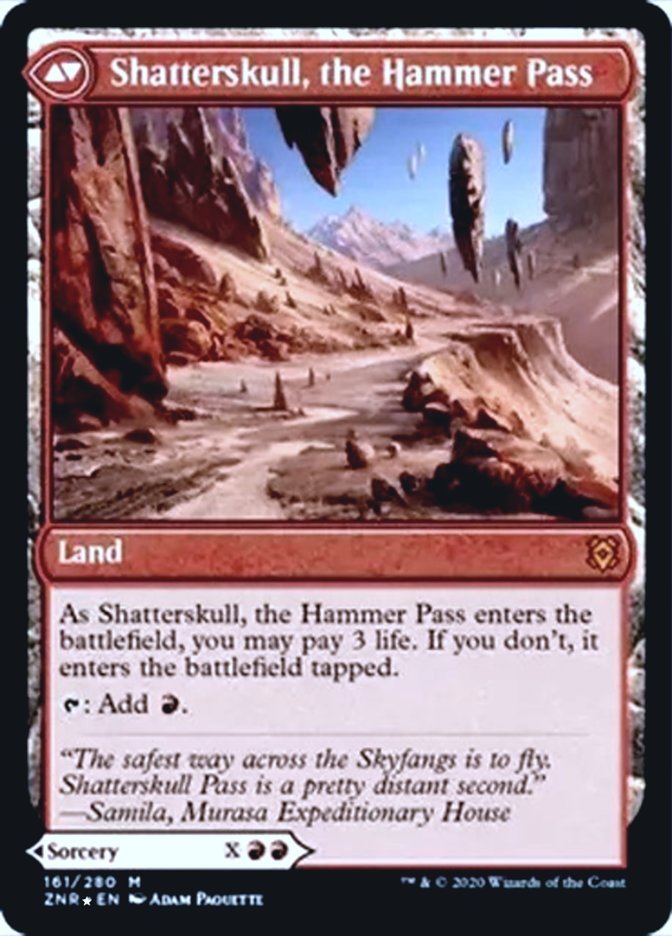 Shatterskull Smashing // Shatterskull, the Hammer Pass (PR Foil) back