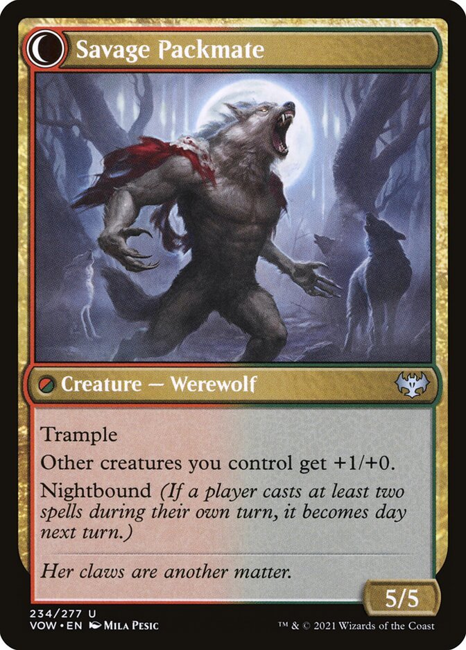 Child of the Pack // Savage Packmate back