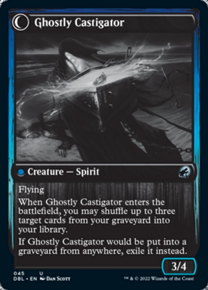 Covetous Castaway // Ghostly Castigator back