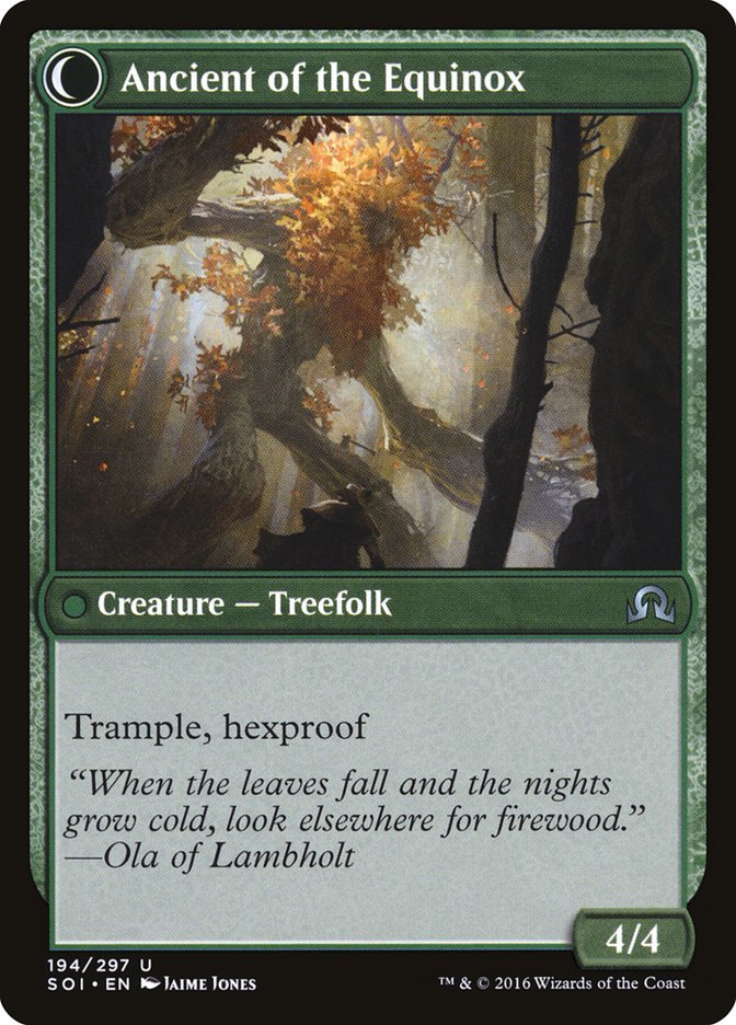 Autumnal Gloom // Ancient of the Equinox back