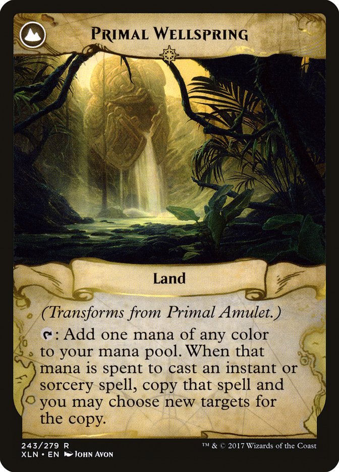 Primal Amulet // Primal Wellspring back