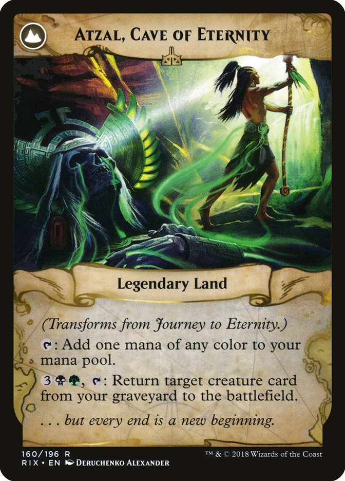 Journey to Eternity // Atzal, Cave of Eternity back