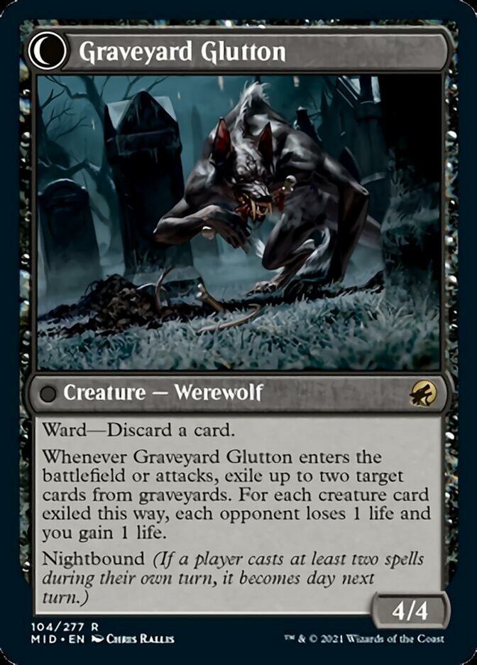 Graveyard Trespasser // Graveyard Glutton back
