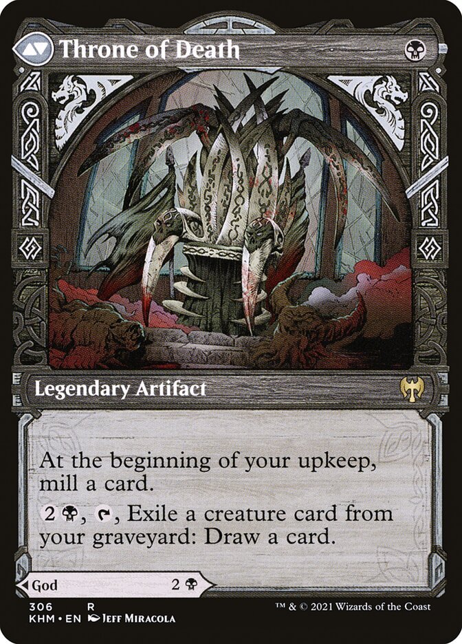 Egon, God of Death // Throne of Death (Showcase) back
