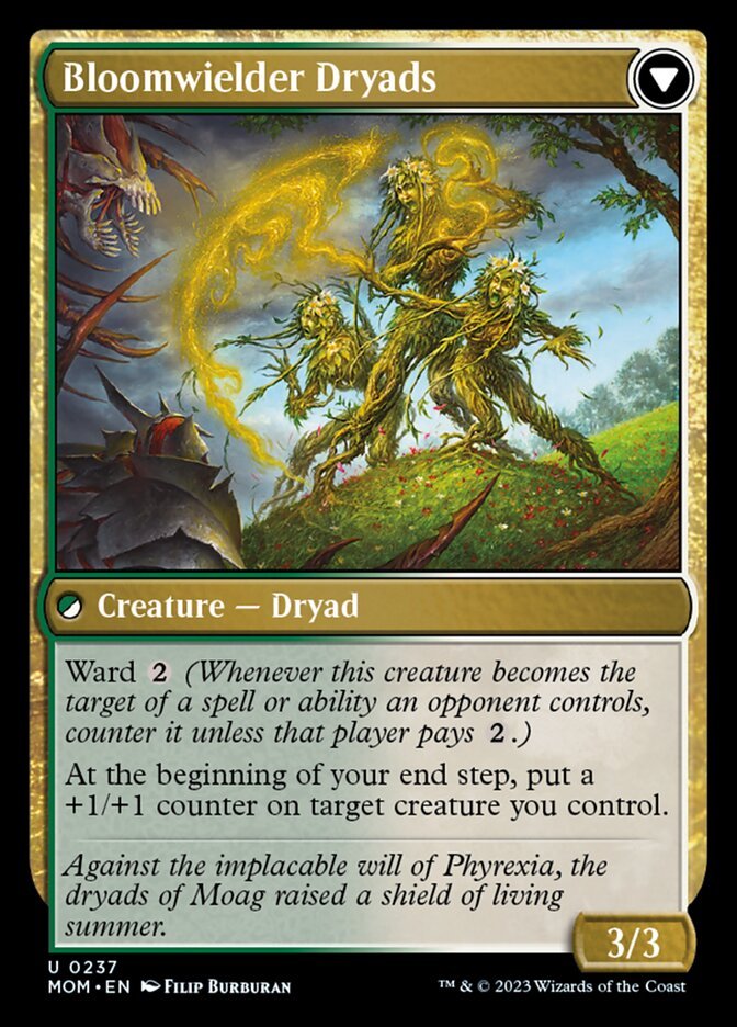 Invasion of Moag // Bloomwielder Dryads back